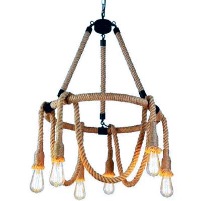Lustre Corda Redondo 6L