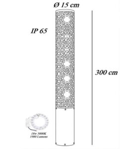 Arabesco-&-Led_tamanho