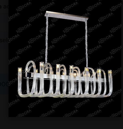 Lustre CROWN Retangular