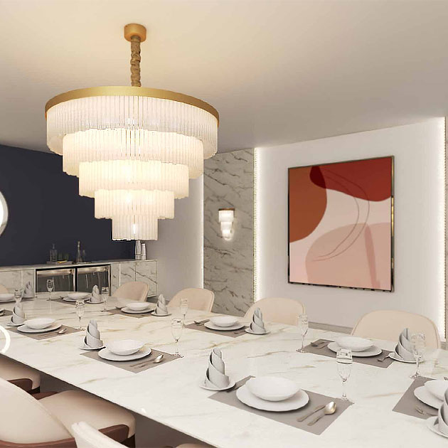 Lustre FELSEN Cristal Rocha