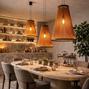 Pendente NOMAD- corda-e-led-ambientado